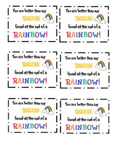 printable rainbow name tags for teachers to use on their classroom desks or in the classroom