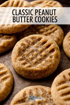 These soft and chewy peanut butter cookies are thick, smooth, and practically melt in your mouth. With a sparkly sugar coating and a hint of cinnamon for depth of flavor, this is sure to be the last peanut butter cookie recipe you'll ever need! | soft and chewy classic peanut butter cookies recipes | classic soft peanut butter cookies | best classic peanut butter cookies recipes Peanut Butter Cookies Recipes, Peanut Butter Dessert Bars, Cakes With Peanut Butter, Eggless Peanut Butter Cookies, Butter Cookies Recipes, Soft Chewy Peanut Butter Cookies, Peanut Butter Pies, Drop Sugar Cookies, Peanut Butter Dessert