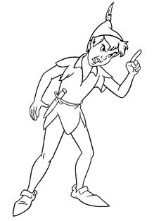 an image of a cartoon character that is pointing to the side with his finger up