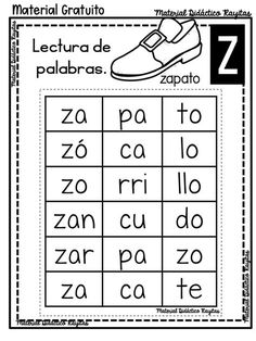 the letter z worksheet for children to practice their handwriting and spelling with pictures