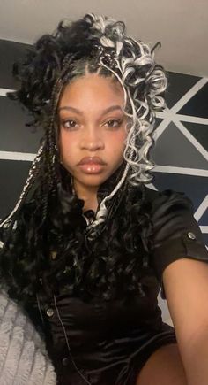 Edgy Braided Hairstyles, Morning Before School, School Braids, Intricate Hairstyles, Short Box Braids Hairstyles, Big Box Braids Hairstyles, Box Braids Hairstyles For Black Women, Before School, Dyed Hair Inspiration