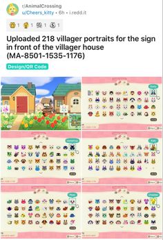 an image of the screenshots in animal crossing on their twitter account, which is being