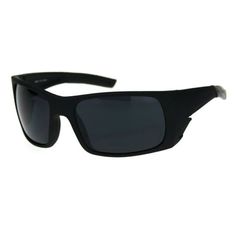 Men's narrow rectangular warparound sport biker plastic all black sunglasses. (sf412) Size: one size.  Gender: male.  Age Group: adult. Black Plastic Sports Sunglasses, Black Plastic Sunglasses For Sports, Black Rectangular Shield Sunglasses With Anti-reflective Coating, Black Rectangular Sunglasses For Outdoor Activities, All Black Sunglasses, Biker Sunglasses, Reading Sunglasses, Men Sunglasses, Wind Breaker