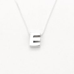 Silver Handmade Letter Pendant made of Solid 925 Sterling Silver ☞ made to last. Elevate your style with our trendy initial letter Pendants. Details :♥ Each item comes in a cute GIFT BOX ✓♥ GUARANTEE on the materials ✓♥ Pure Solid 925 Sterling Silver ☞ Silver Hallmark on each piece ♕♥ More Beautiful jewellery on www.etsy.com/shop/AdinaStone ☜ Modern Sterling Silver Initial Necklace For Gift, Modern Sterling Silver Initial Necklace As Gift, Silver Minimalist Name Necklace, Silver Minimalist Initial Necklace, Minimalist Silver Initial Necklace, Minimalist Initials Sterling Silver Necklace, Silver Minimalist Initials Name Necklace, Minimalist Sterling Silver Initial Pendant Name Necklace, Minimalist Silver Initials Name Necklace