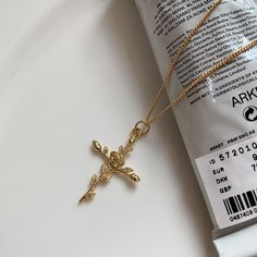 You are art.. We just accessorize it! Meet LUCE Dainty chain necklace with cathedral inspired cross pendant Layers wonderfully in a collection or beautiful as a stand alone piece! High quality fine art jewelry made from recycled materials when available 18k gold plated and 925 sterling silver Chain Length 16 Inch (40cm-5cm) shown with the CHARLIE huggies https://www.etsy.com/listing/1038548955/charlie-gold-huggies-hoop-earrings?click_key=5a2583545a852029b27eb1f71da6d0c9ee7847f4%3A1038548955&clic Dainty Chain Necklace, Jewelry Safe, Fine Art Jewelry, Hoop Earring Sets, 925 Sterling Silver Chain, Cross Jewelry, Green Gemstones, Garden Toys, Gold Plated Chains