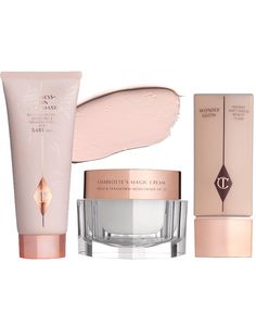 THE GIFT OF GODDESS SKIN Perfect Skin Tone, Magic Cream, Pink Nail Colors, Charlotte Tilbury Makeup, Cheap Skin Care Products, Tube Packaging, Cosmetic Packaging Design, Soft Beauty, Skincare Packaging