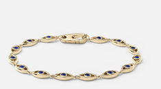 Black Friday Jewelry Sale For Her- 25% Off Sitewide Evil Eye Bracelet Gold, The Evil Eye, Blue Spinel, Gold And Blue, Eye Bracelet