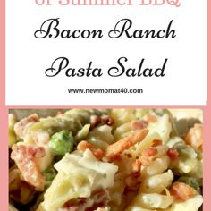 Canned Bacon, Bacon Ranch Pasta, Bacon Ranch Pasta Salad, Pasta Salad Ingredients, Grilled Food, Ranch Pasta Salad, Ranch Pasta, Summertime Recipes