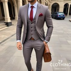 Dark Grey Mens Suit, 3 Piece Suit Men Wedding Groom, 3 Piece Suit Men Wedding, Grey Suit Combinations, Grey Mens Suit, 3 Piece Suit Men, Grey 3 Piece Suit, Suit Combinations