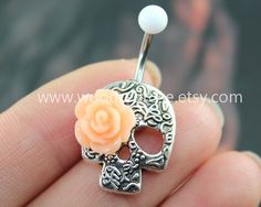 ★Size: Surgical Steel Size: 1.6mm*10*5/8mm (14G),5mm top ball /8mm bottom ball ★The barbell is a standard 14 gauge hypoallergenic surgical steel Sugar Skull Art, Shenzhen China, Shop Accessories