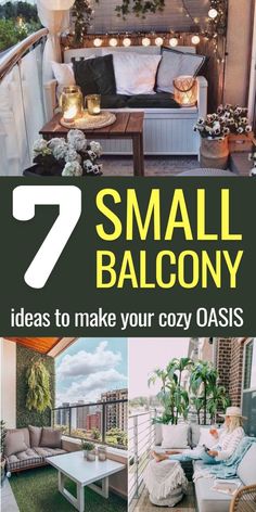 small balcony ideas to make your cozy oasis