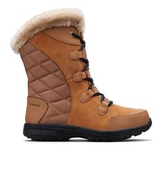 A sure-footed, waterproof-breathable lace-up winter boot with lightweight insulation, a cushioned insole for long-lasting comfort, and a luxe look. Take on the elements in style. Ice Maiden, Fishing Boots, Hiking Sneakers, Winter Snow Boots, Winter Boots Women, Wide Boots, Columbia Sportswear, Waterproof Boots, Shoe Sale