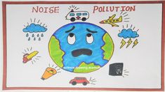 noise pollution drawing easy and simple | science drawing academy  @howtofunda   @craftpiller ​ Noise Pollution Drawing, Pollution Drawing Ideas, Pollution Images, Pollution Drawing, Save Environment Posters, Sound Pollution, Recycled Crafts Kids Projects, Pollution Pictures, Poster Easy