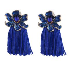 Material: Alloy Color: Black, Red, Green, Blue Fashion Element: Flowers Style: INS Style