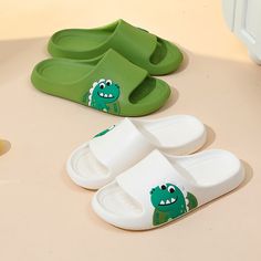 House Slippers Platform Cloud Women Children Bear dinosaur Cute cartoon Kawaii Summer Soft Sandal Kawaii Summer, Slippers Platform, Cartoon Kawaii, Summer Soft, Home Shoes, Cute Dinosaur, Cartoon Cute, House Slippers, Cartoon Kids