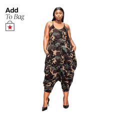 in stock Pocket Jumpsuit, Montana, Camo, Pick Up, In Store, Buy Online, Jumpsuit, Plus Size, Free Shipping