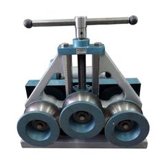 three rollers on top of each other in front of a white background