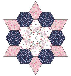 an image of a flowered patchwork design