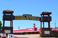 the entrance to royal gorge and bridge & train