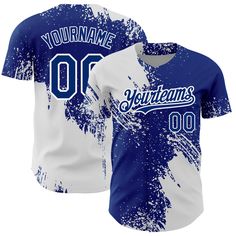 Custom Navy White 3D Pattern Design Abstract Brush Stroke Authentic Baseball Jersey Sublimation Design With Baseball Collar For Game Day, Baseball Season Jersey With Sublimation Print, Team Spirit Jersey With Sublimation Print For Baseball Season, Baseball Season Team Spirit Jersey With Sublimation Print, Customizable Short Sleeve Baseball Jersey With Team Name, Customizable Baseball Jersey For Fans, Customizable Collegiate White Baseball Jersey, Customizable White Varsity Baseball Jersey, Customizable Blue Varsity Sublimation Design