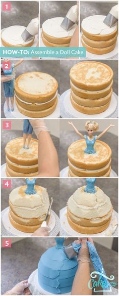 how to assemble a doll cake on the app store's facebook page for free