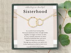 "Best Friend Necklaces, Sister Necklace for Sister Gift Ideas Sister Birthday Gift, Sisterhood Gift, Big Sister Gift, Sister Jewelry Celebrate the magic of sisterhood and friendship with a timeless piece of jewelry that symbolizes the love, loyalty, and laughter that accompany every step of life's journey.  Made from high-quality materials, this necklace is as durable as the bond it symbolizes. The delicate chain add a touch of sophistication, while the adjustable length ensures a perfect fit fo Gift Ideas Sister, Sister Gift Ideas, Sister Birthday Gift, Gifts For Female Friends, Funny Gifts For Women, Big Sister Gifts, Sister Jewelry, Sister Necklace, Tarnish Remover