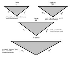 three pyramids are shown with numbers and measurements for each individual item in the diagram