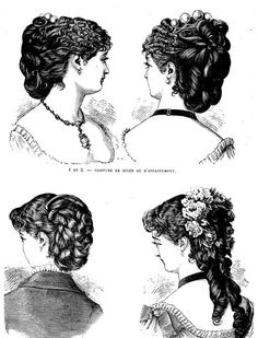 Victorian Hairstyles Women, Victorian Era Hairstyles Women, Old Hairstyles Woman, 1880s Hairstyles, 1880s Hair, 1800s Hair, 19th Century Hairstyles, 1800s Hairstyles, Victorian Era Hairstyles