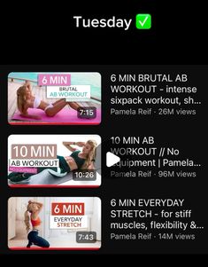 an iphone screen showing the workout app