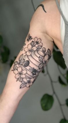 a person with a tattoo on their arm