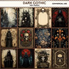 the dark gothic wallpapers are all different colors