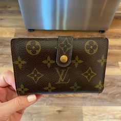 Authentic Louis Vuitton Wallet One Hinge Pin Is Missing, But Wallet Is Fully Functional And In Great Shape! Hinge Pin, Louis Vuitton Brown, Louis Vuitton Wallet, Louis Vuitton Bags, Authentic Louis Vuitton, Louis Vuitton Bag, Wallets, Bag Lady, Louis Vuitton