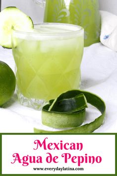 mexican agua de pepino cocktail recipe