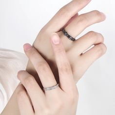 Size: Adjustable Opening Fashion Element: round, Oval, Ring Style: Simple Adjustable Black Alloy Ring, Adjustable Alloy Promise Ring, Minimalist Adjustable Couple Rings, Adjustable Minimalist Couple Rings, Minimalist Alloy Rings For Gifts, Adjustable Alloy Ring, Adjustable Alloy Open Ring, Adjustable Open Ring Made Of Alloy, Stackable Metal Midi Rings