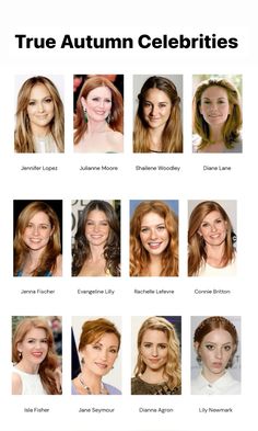 True Autumn Celebrities, Warm Autumn Celebrities Color Analysis True Autumn, Autumn Vs Spring Color Analysis, Hair Color For Autumn Palette, Autumn Color Palette Celebrities, True Autumn Color Combinations, Soft Autumn Color Palette Celebrities, Warm Autumn Colour Palette, Warm Autumn Celebrities, True Autumn Celebrities