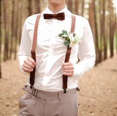 Suspender Dimensions:  Wide : 1" (2.5cm) Adjustable from 25" 63.5cm - 38" (96.52cm) Perfect for wedding, Photo Shoot, Groomsmen Leather Suspenders Wedding, Groom Wedding Outfit, Leather Suspenders Men, Groom Suspenders, Mens Suspenders, Wedding Suspenders, Leather Braces, Suspenders For Men, Vintage Suspenders