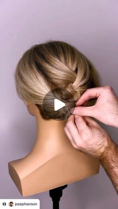 Beyond The Ponytail, Hair Styles For Short Hair Wedding Ideas, Updos For Shorter Hair, Short Hair Mother Of The Bride Styles, Up Do For Short Hair Easy, Short Bob Updo, Bun With Short Hair, Bun Hairstyles For Short Hair, Braided Updo For Short Hair