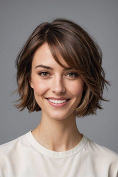 Fine hair? No problem! Discover 20 stylish haircuts that'll add volume and texture to your thin locks. Get inspiration and find the perfect cut for you - Click to explore! 40 Year Old Bob Haircut, Hairstyles For Thinning Hair For Women, Short Hair Cuts For Fine Hair, Fine Hair Bob, Short Hair Inspiration, Dunner Wordend Haar, Bob Hairstyles For Fine Hair