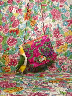 Parakeet Names, Bag Editorial, Elle Editorial, Elle Bag, Nina Garcia, Animal Print Background, Marie Claire Magazine, For The Birds, Nancy Gonzalez