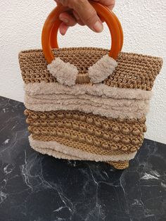 Handmade Bag,Knitted Women's Bag, Boutique Handmade Knitting Bag, Unique Knitting Bag, Summer Women's Bag, Winter Women's Bag,Flush Knitting Bag, Stylish Bag with Round Handle, Art Bag. Just a product!You... Handwoven Top Handle Crochet Bag For Shopping, Brown Top Handle Crochet Bag For Shopping, Handwoven Crochet Top Handle Bag For Shopping, Beige Crochet Handheld Bag With Braided Handles, Crochet Bucket Shopping Bag, Brown Handheld Crochet Bag For Shopping, Beige Crochet Pouch Bag For Shopping, Beige Bucket Crochet Bag With Handles, Hand Knitted Rectangular Crochet Bag For Crafting