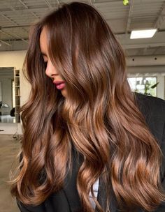 Warm Toned Caramel Brown Hair Olive Skin Color Hair Ideas, Toffe Brown Hair Color, Honey Lowlights On Brown Hair, Hair Colors For Bright Spring, Brown Hair Spring 2024, Hair Color Summer 2023 Trends, Deep Autumn Hair Color Highlights, Warm Summer Hair, Hair Color Caramel Honey