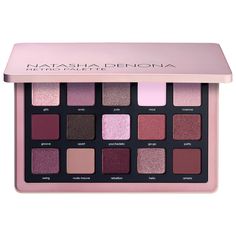 A midi-sized, must-have eyeshadow palette featuring 15 romantic burgundy and mauve shades combined with gray-browns, taupes, dusty roses, and vintage pinks. Perfect to create romantic, retro-inspired looks.Ingredient Callouts: Free of parabens, phthalates, and mineral oil. It is also cruelty-free and comes in recyclable packaging.What Else You Need to Know: Providing maximum color payoff with minimal effort, these shades blend seamlessly so you can achieve vibrant, ultra-pigmented, long-lasting Retro Eyeshadow, Retro Palette, Pink Eyeshadow Palette, Eyeshadow For Blue Eyes, Best Eyeshadow, Natasha Denona, Pink Eyeshadow, Glitter Eyes, Looks Black