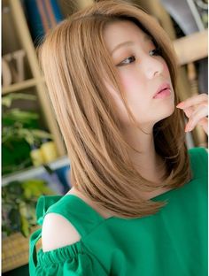 Asian Long Hair, Pretty Short Hair, Medium Length Hair Straight, Cover Hair, Wedding Hair Half, Girl Haircuts, Long Bob Hairstyles