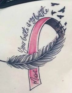 Your Battle Is My Battle Tattoo, Breastcancerawareness Tattoos, Leukima Tattoos Ideas, Chemo Port Scar Tattoo, Awareness Ribbon Tattoo, Warrior Tattoo Ideas, Heart And Soul Tattoo, Support Tattoo, Pink Ribbon Tattoos