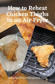 how to reheat chicken thighs in an air fryer