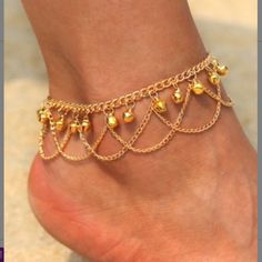 Newgolden Sun Goddess Anklet Boho Chic Ankletnwt Boho Chic On The Beach Or Relaxing In A Maxi Skirt Gorgeous 14kt Gold Plated Handpicked With Love Boutique Itemnwt #Posh4chemo @2chicboutique Twice Chic Boutique Posh Ambassadors Since 2017 Bundle 2+ Save The Most #Curvystyles #Curvyfashion #Ownyourbeauty #2chic4chemo #Twicechicboutique #Curvystyles #Curvyfashion #Ecofriendlyfashion #Sustainablefashion #Minimalist #Structured #Curvygirlsrock #Loveyourcurves Desi Gold Jewellery, Bohemian Gold Anklets For Party, Gold Bohemian Anklets For Party, Gold Anklets With Beads For Summer, Gold Bracelets With Gold Beads For Summer, Gold Beaded Anklets For Beach, Gold Metal Anklets For Festivals, Gold Ankle Wrap Bracelets For Festivals, Summer Gold Beaded Jewelry