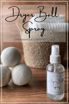 Get rid of static cling in your clothing with DIY Dryer Ball Spray. 30 essential oil scent variation   free printable labels. This is a simple, inexpensive and environmentally friendly way to fight static. There are fresh & clean scents like Clean Cotton and Fresh Linen.  There are floral scents like Bohemian Wildflower and Spring Rain.  There are woodsy masculine scents like Mountain Air and Fresh Mowed Lawn.  There are warm & cozy scents like Vanilla Bean Marshmallow and Sweet Dreams. You pick your favorite.  They're all super easy to make and smell amazing! {essential oil recipe, DIY essential oil, doTERRA, Young Living, Plant Therapy, natural DIY, laundry, fabric softener, natural dryer sheets, DIY cleaning} Essential Oil For Laundry Dryer Balls, Essential Oil Spray For Dryer Balls, Diy Gain Scent Essential Oils, Wool Ball Spray, Essential Oil Dryer Ball Spray, Laundry Essential Oils Wool Dryer Balls, Essential Oil Wool Dryer Ball Spray, Wool Dryer Ball Essential Oil Blends, Dryer Ball Spray Essential Oils