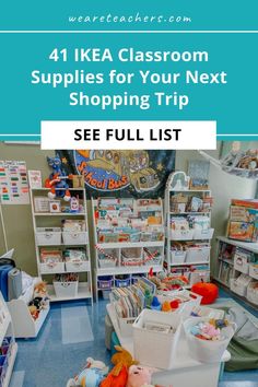 41 IKEA Classroom Supplies for Your Next Shopping Trip Ikea Classroom Ideas, Diy Classroom Decorations, Ikea Finds, We Are Teachers, Classroom Storage, Best Ikea, Teaching Inspiration