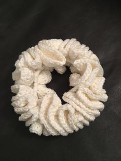 White Crochet Scrunchy, women hair accessories for your pony tail, messy bun or your top bun. many colors available. You will love how soft and comfortable this scrunchy feels on your hair,  is light weight and come  in a variety of colors, they wont pull or tug  on your hair, these scrunchy is crocheted around a thick hair elastic. Our beautiful hair accessory is ready to ship, made in 100% cotton in smoke free environment and pet free home. Beautiful oversized scrunchy is gentle on hair and ca Crochet Scrunchy, Crochet Scrunchie, Crochet Scrunchies, Bun Ponytail, Women Hair Accessories, Beautiful Hair Accessories, Hair Elastic, Scrunchie Hair, Crochet Crop Top