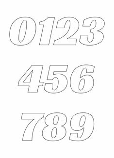 the numbers are arranged in three different ways